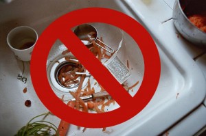 Do not feed your garbage disposal like it's a hungry trash can. 